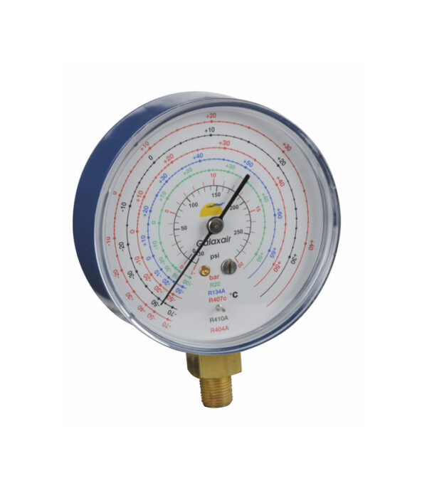 Manomètre Ø80mm BP -1 à 20b antipulsation