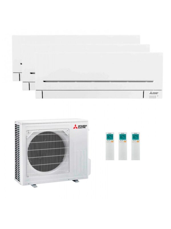 Air Conditionné Multi Split Mitsubishi Electric MXZ-3F68VF + MSZ-AP25VG-K + 2 X MSZ-AP35VG-K