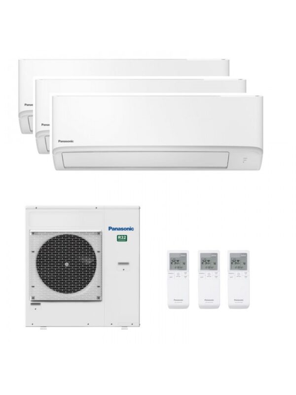 Air Conditionné Multi Split Panasonic CU-4Z80TBE + 2 X CS-TZ25WKEW + CS-TZ50WKEW