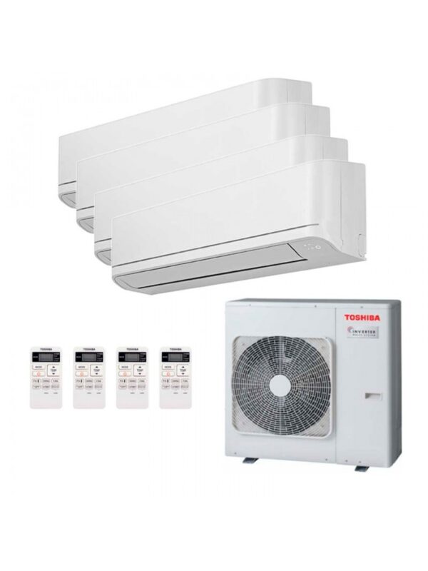 Air Conditionné Multi Split Toshiba RAS-5M34U2AVG-E + 2 X RAS-B10J2KVG-E + 2 X RAS-B13J2KVG-E – Image 2