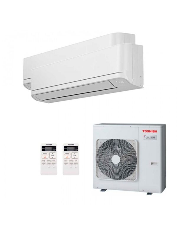 Air Conditionné Multi Split Toshiba RAS-4M27U2AVG-E + 2 X RAS-B16J2KVG-E